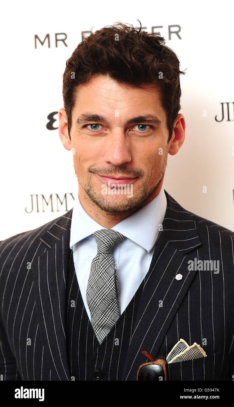 David Gandy bei der Ankunft im Esquire & Mr Porter London Collections: Mens Party im Corinthia Hotel in London. Stockfoto