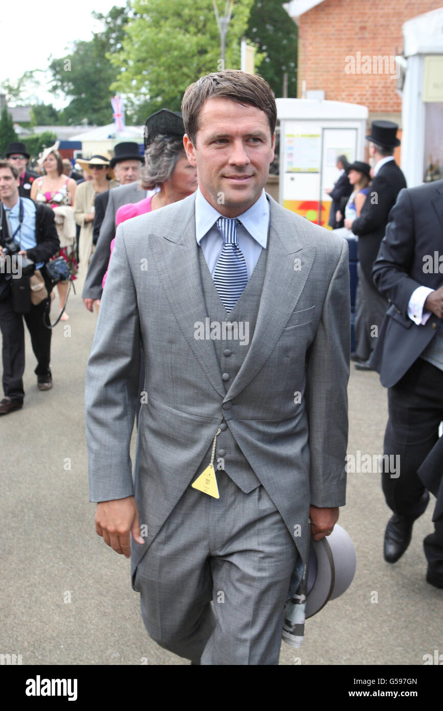 Pferderennen - The Royal Ascot Meeting 2012 - Tag 1 - Ascot Racecourse. Michael Owen am ersten Tag des Royal Ascot-Treffens 2012 auf der Ascot Racecourse, Berkshire. Stockfoto