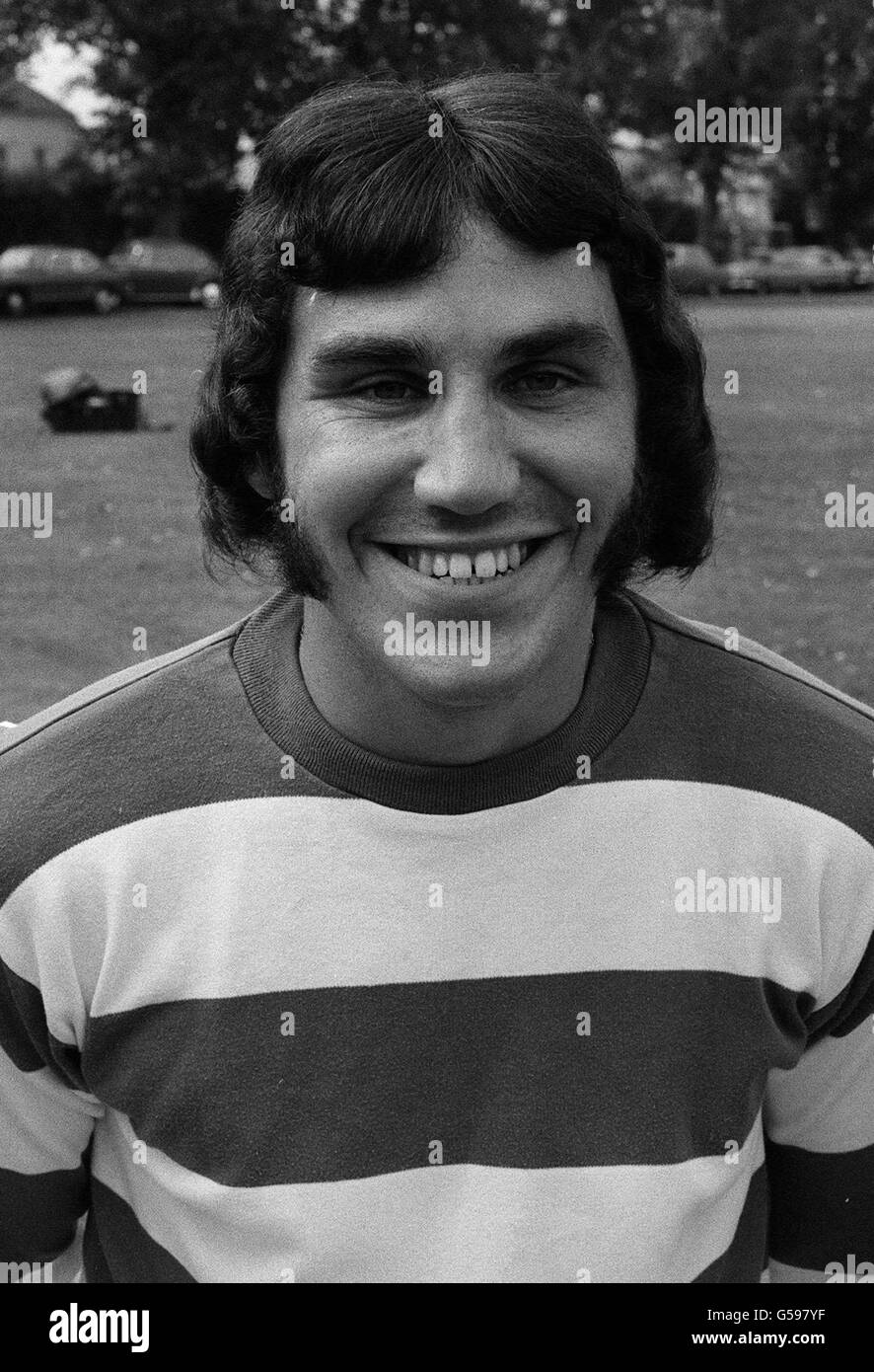 Der in London geborene Gerry Francis, Queen's Park Rangers Stürmer. Stockfoto