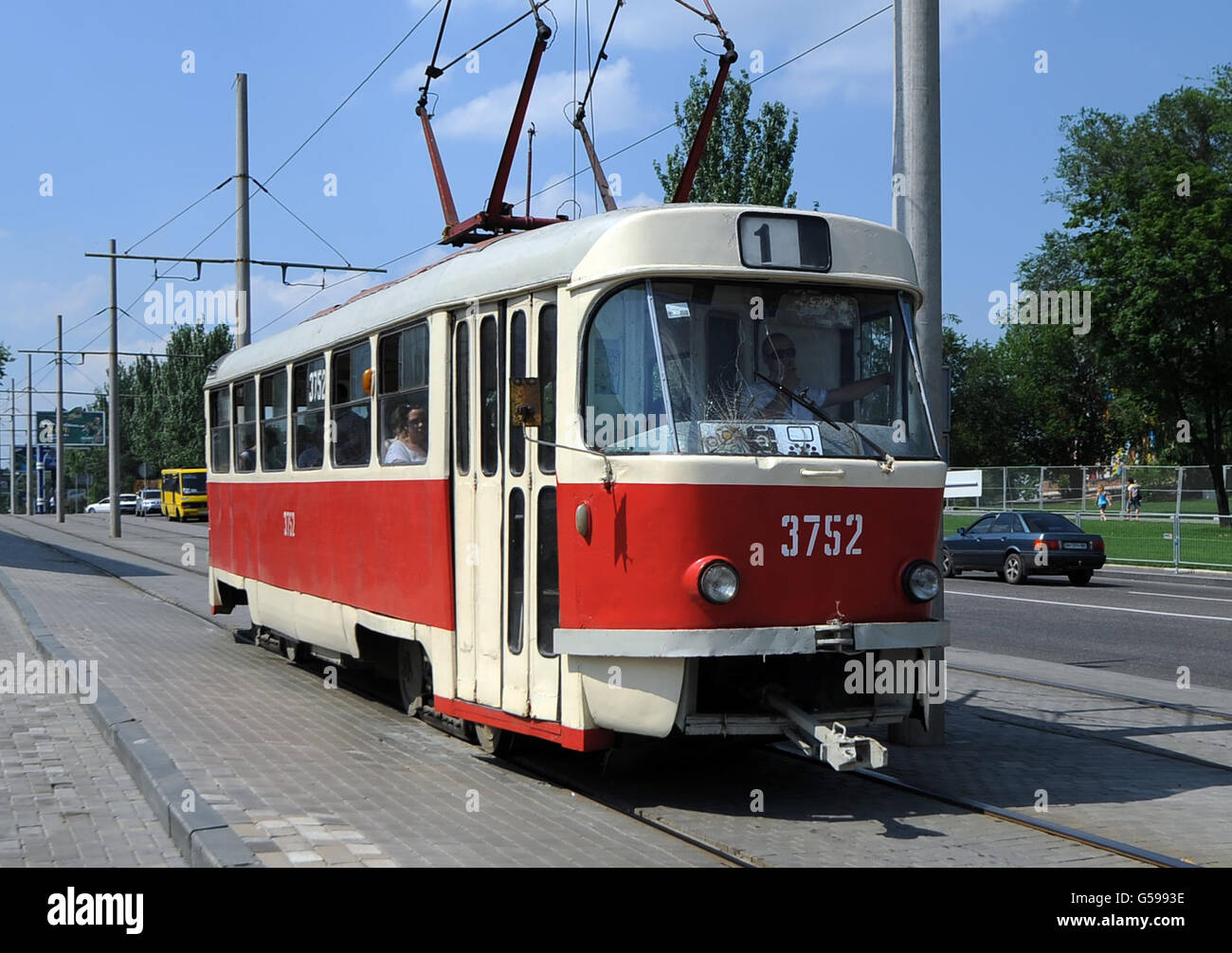 Lager - Donezk - Ukraine reisen Stockfoto