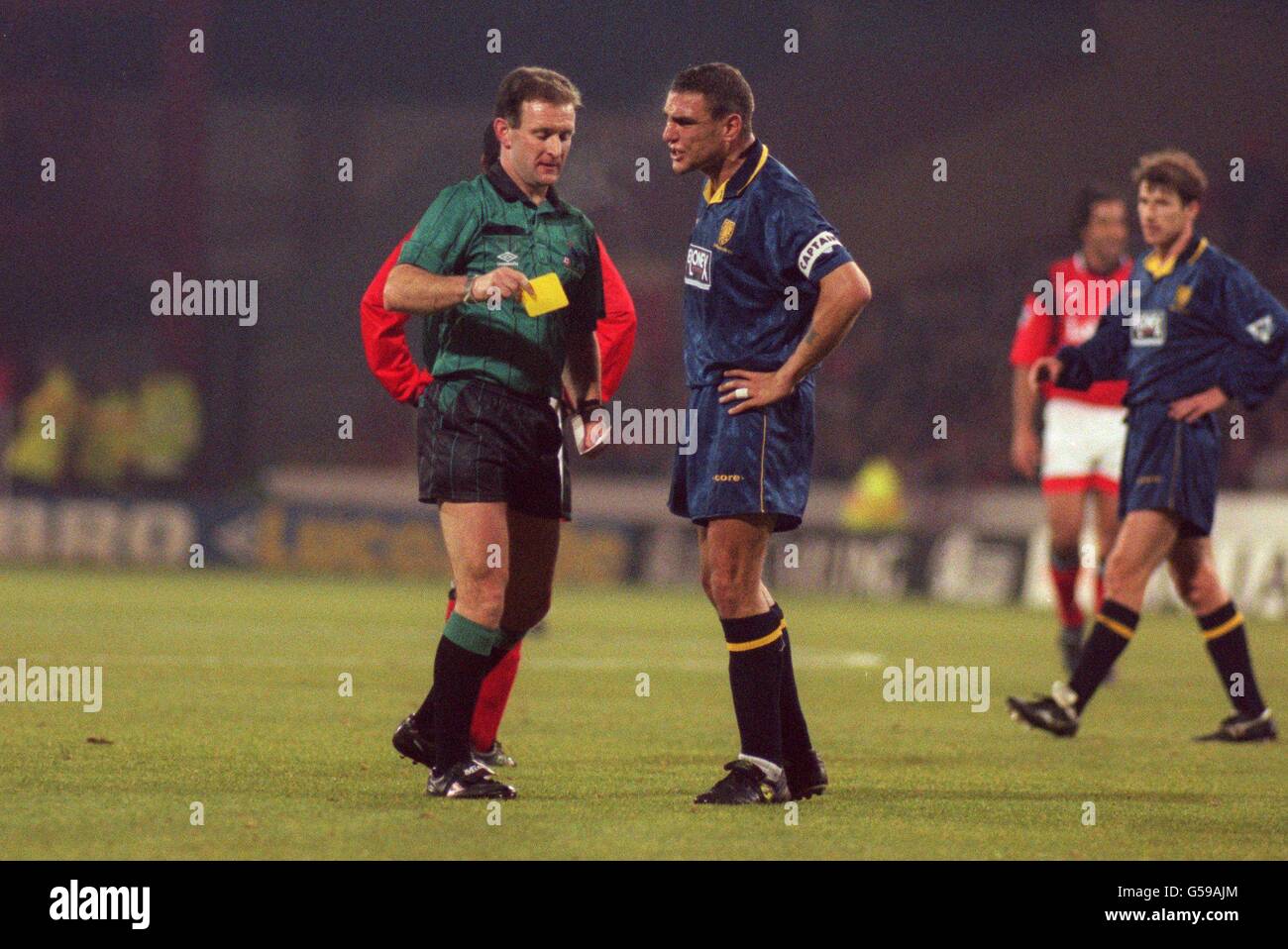 Fußball - FA Carling Premier League - Nottingham Forest V Wimbledon Stockfoto