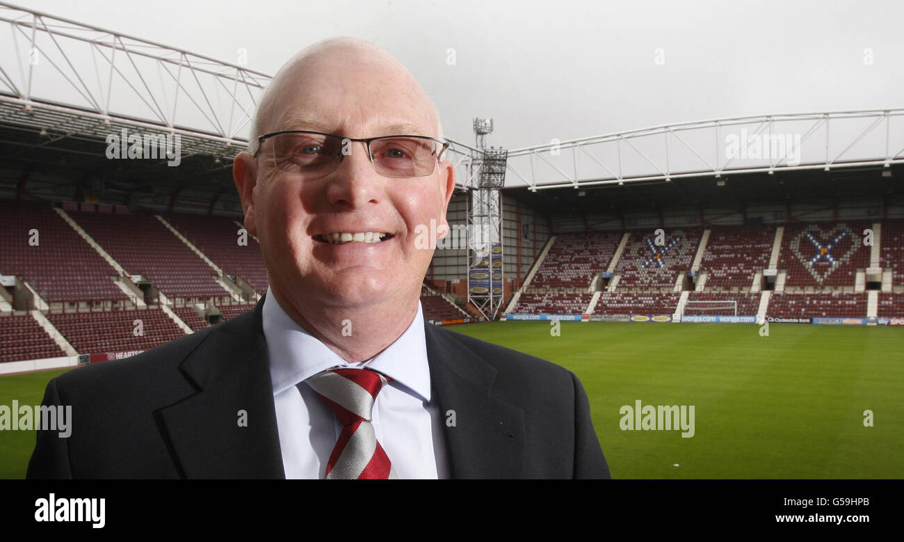 Fußball - Clydesdale Bank schottischen Premier League - John McGlynn Pressekonferenz - Tynecastle Stadium Stockfoto