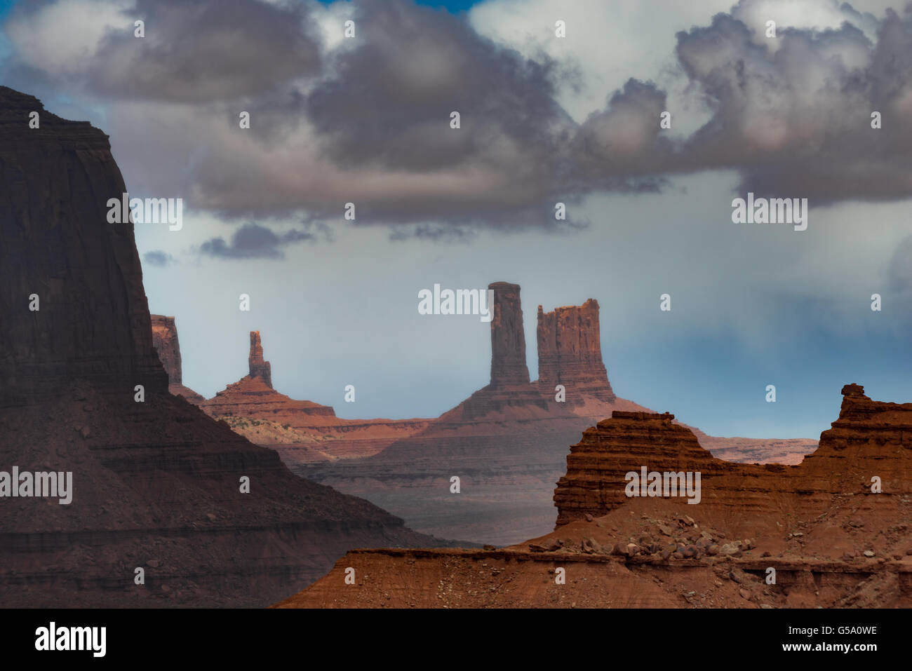 Blick vom John Ford Point Monument Valley Stockfoto