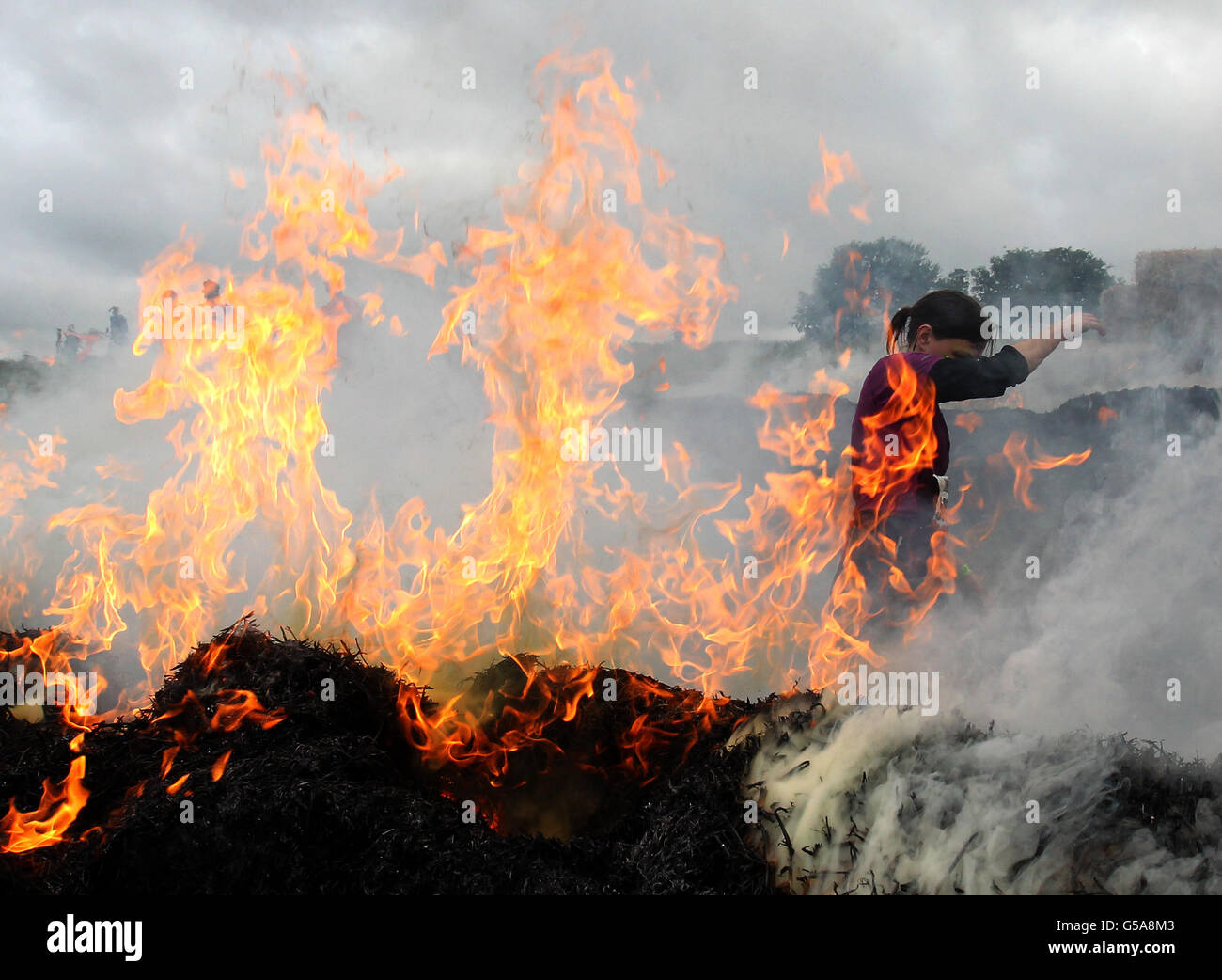 2012-tough-Mudder Extreme Endurance Challenge Stockfoto