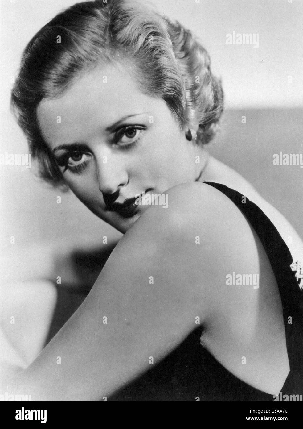 Evelyn Waye - 1936. Theater- und Musikfilmschauspielerin Evelyn Saye. Stockfoto