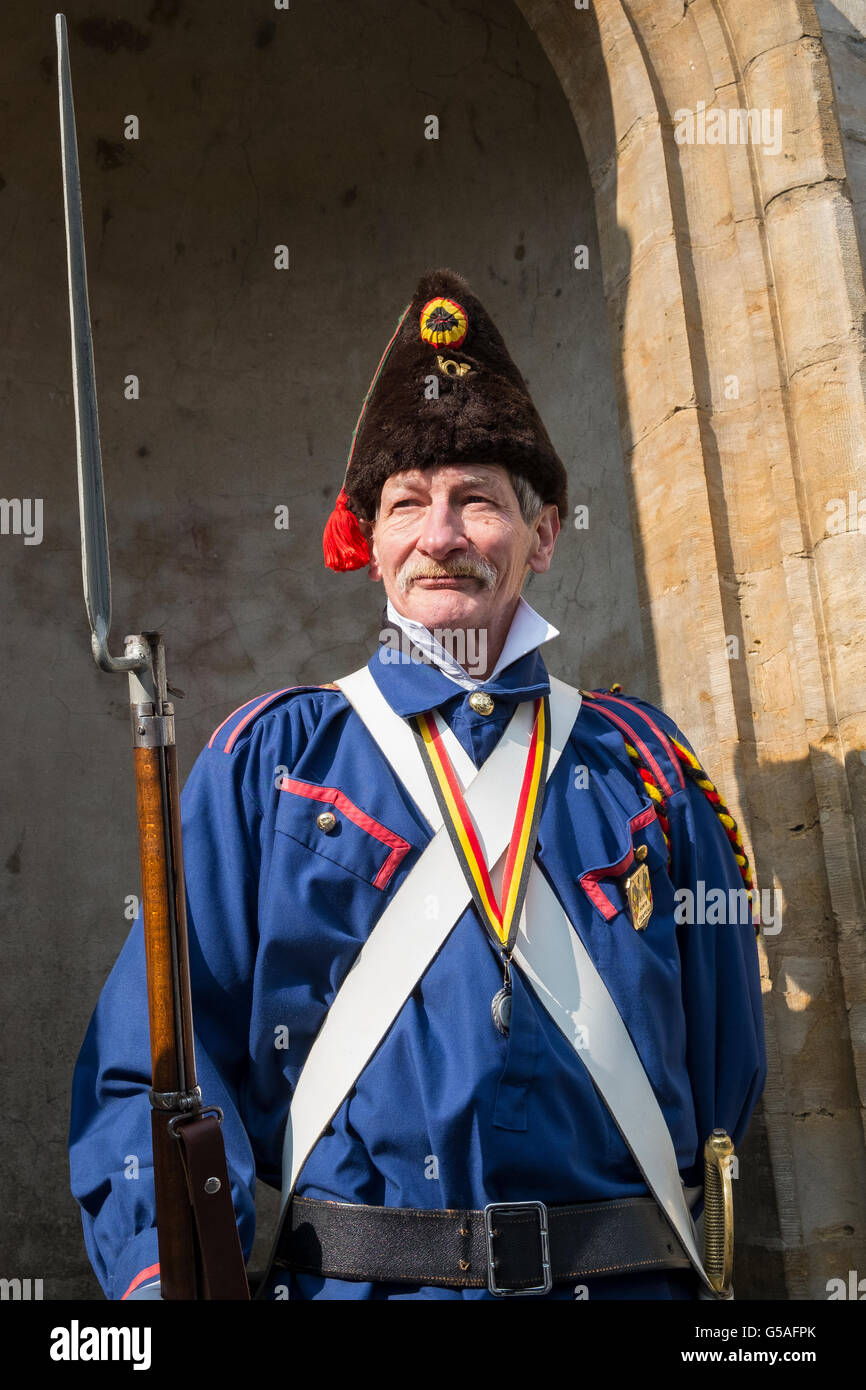 belgischer freiwilliger Soldat 1830 Napoleonischen Krieg Stockfotografie -  Alamy