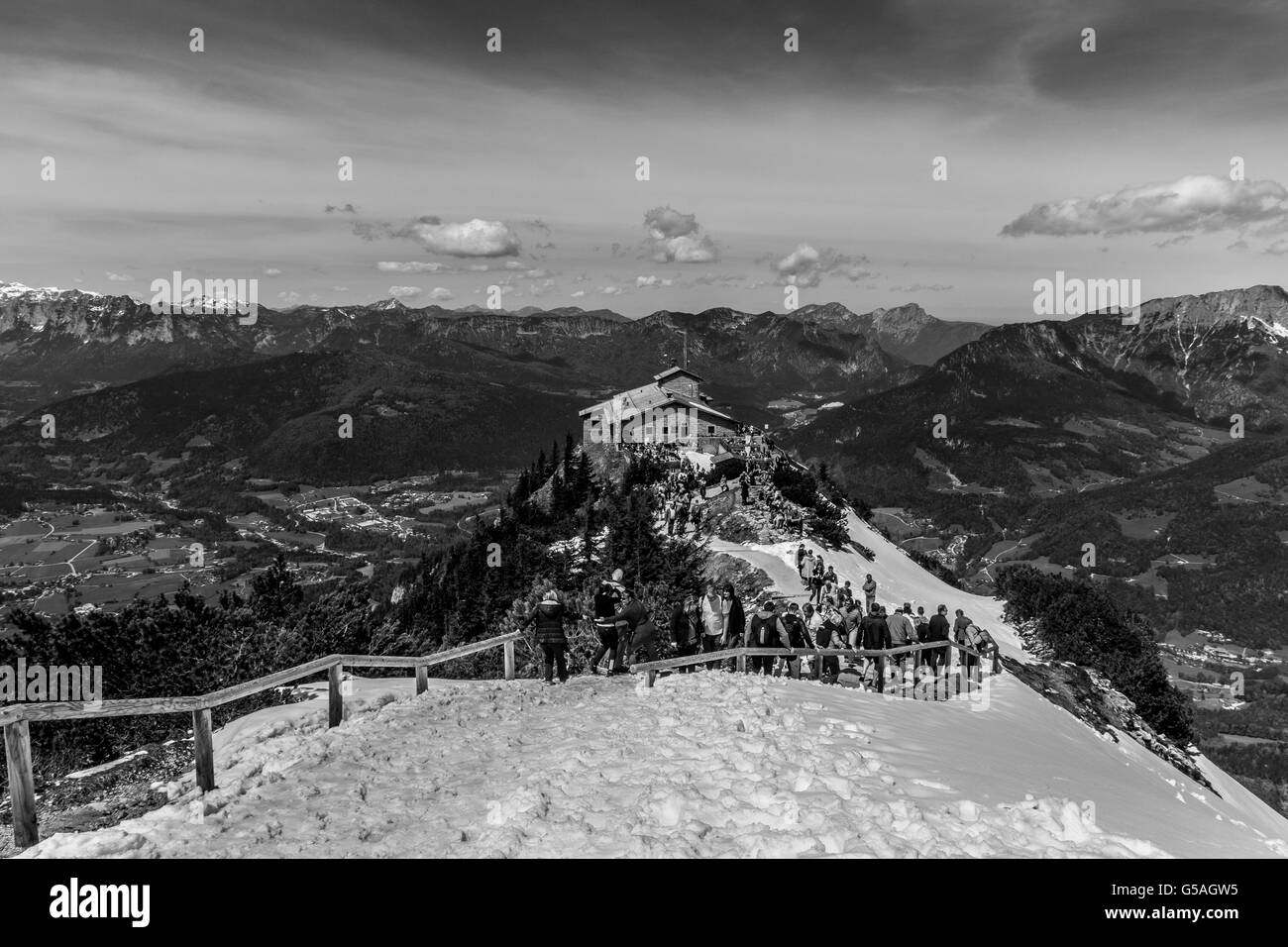 Das Kehlsteinhaus, Hitlers Kehlsteinhaus Stockfotografie - Alamy