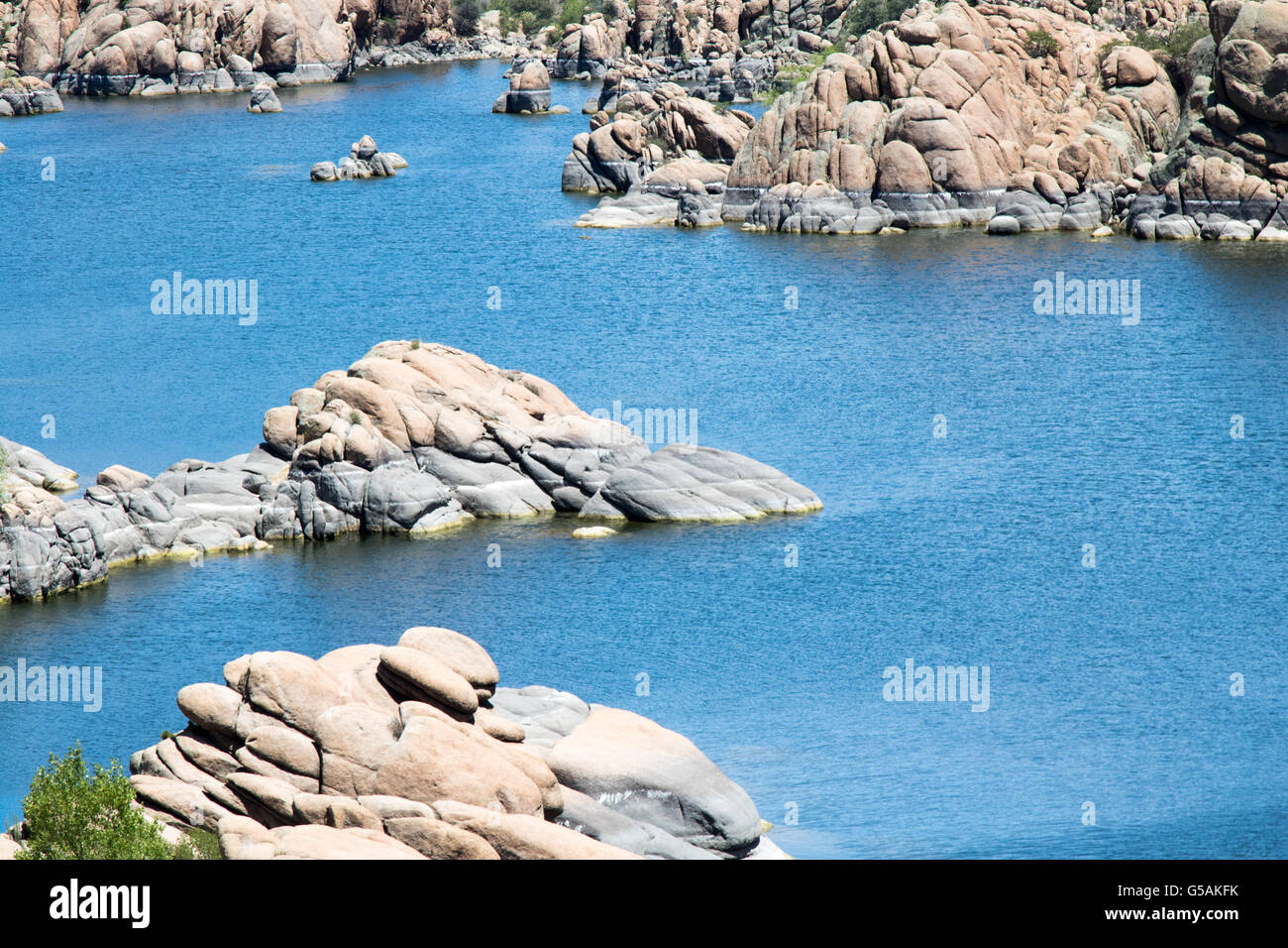 Watson Lake Stockfoto