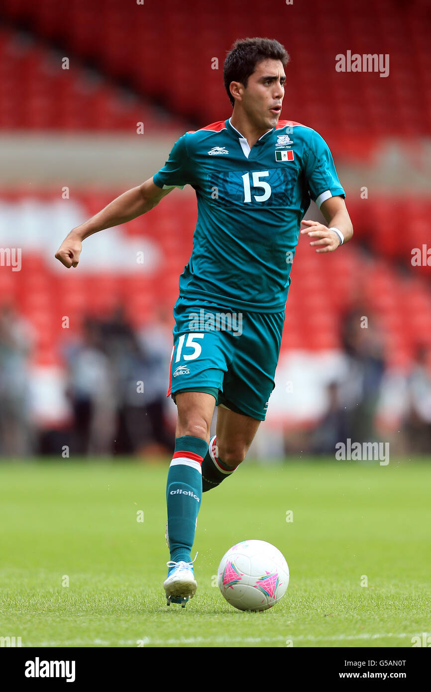 Fußball - unter 23 Internationale Freundschaften - Japan - Mexiko - City Ground. Nestor Vidrio, Mexiko Stockfoto