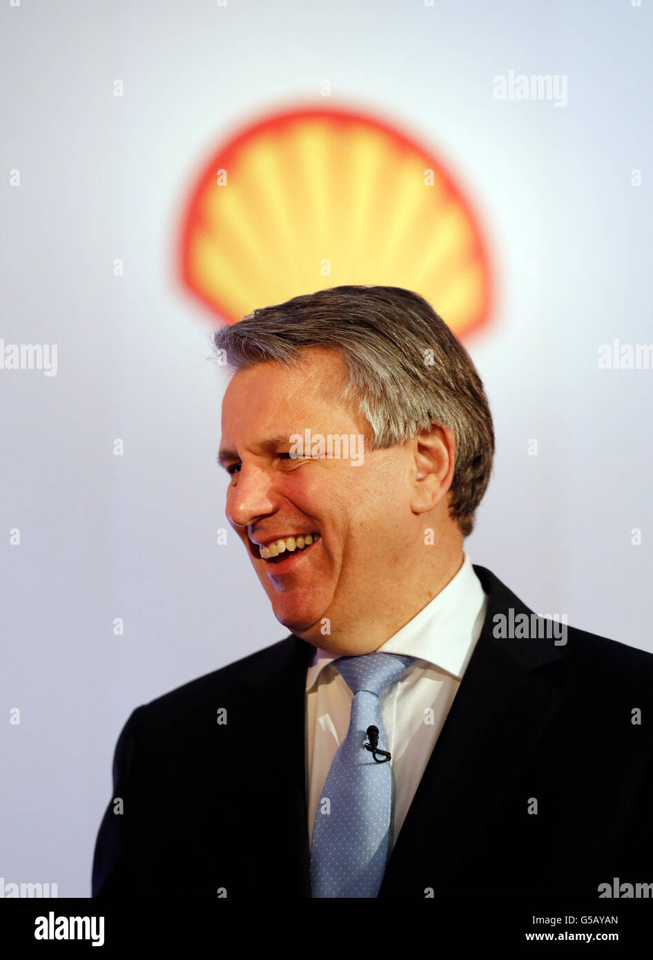 Ben van Beurden, CEO der Royal Dutch Shell plc. Stockfoto