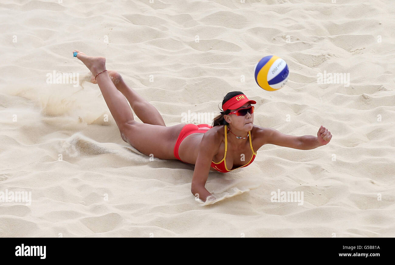 Game Olympics Volleyball Stockfotos und -bilder Kaufen - Alamy