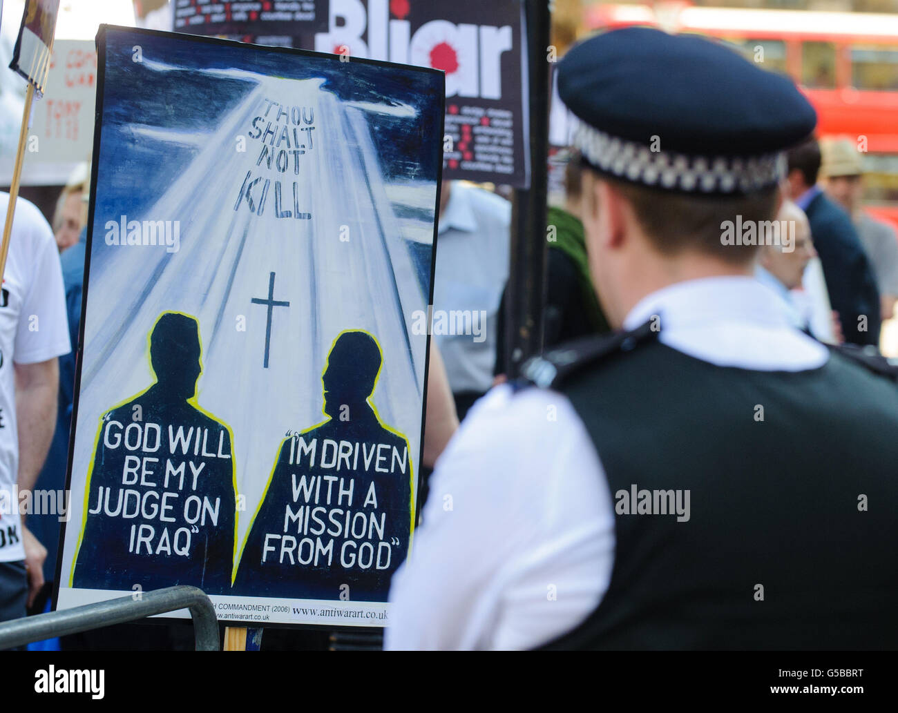Westminster-glauben-Debatte Stockfoto