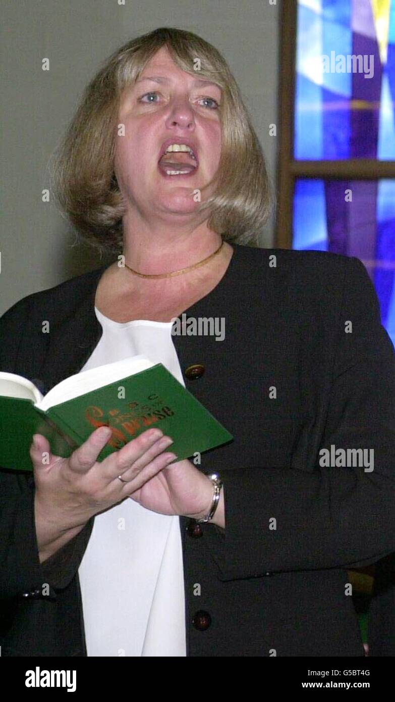 Allgemeinen Wahlen 2001 Bischof Stockfoto