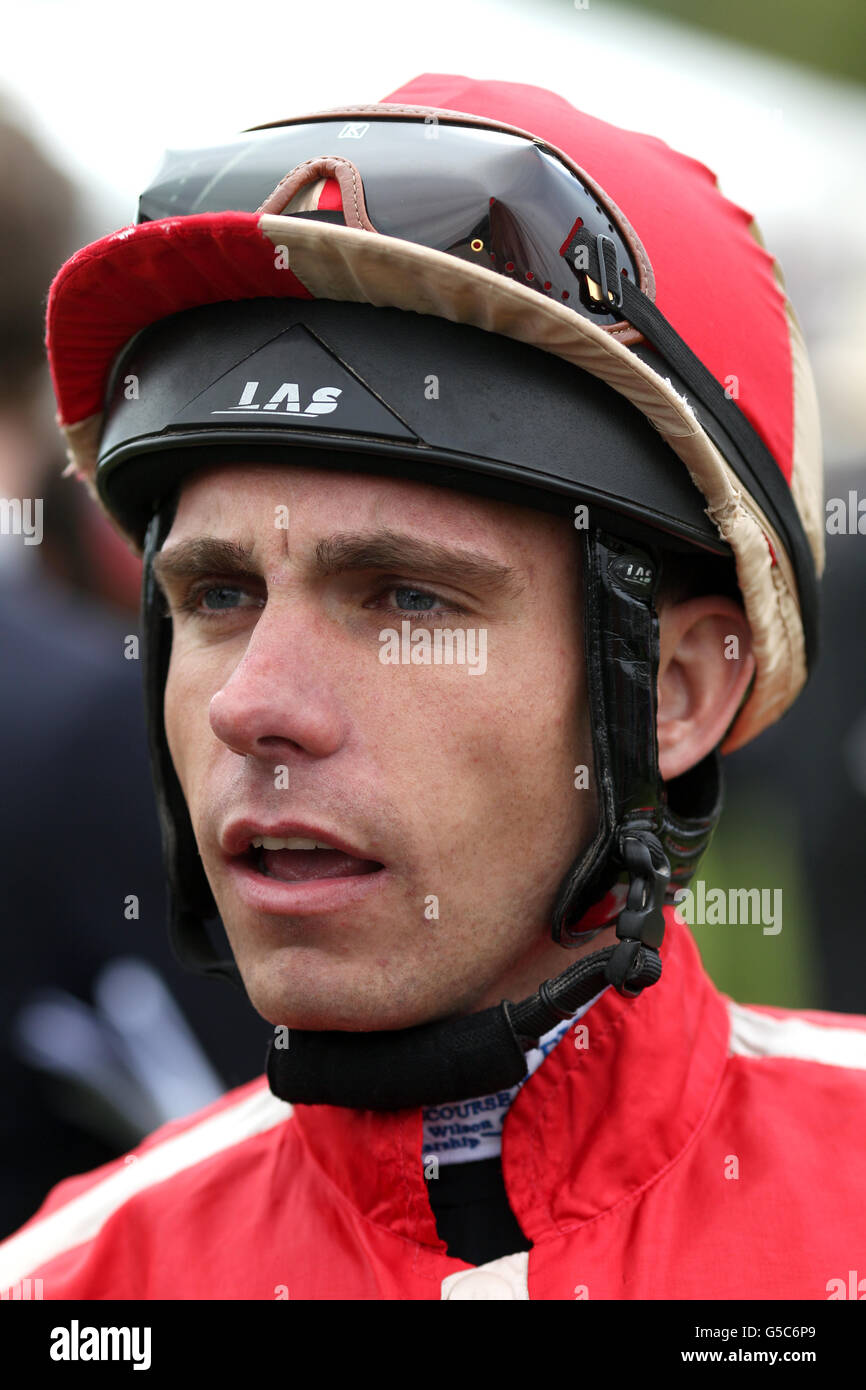 Pferderennen - 2012 Glorious Goodwood Festival - Betfred Mile Day - Goodwood Racecourse. Dale Swift, Jockey Stockfoto