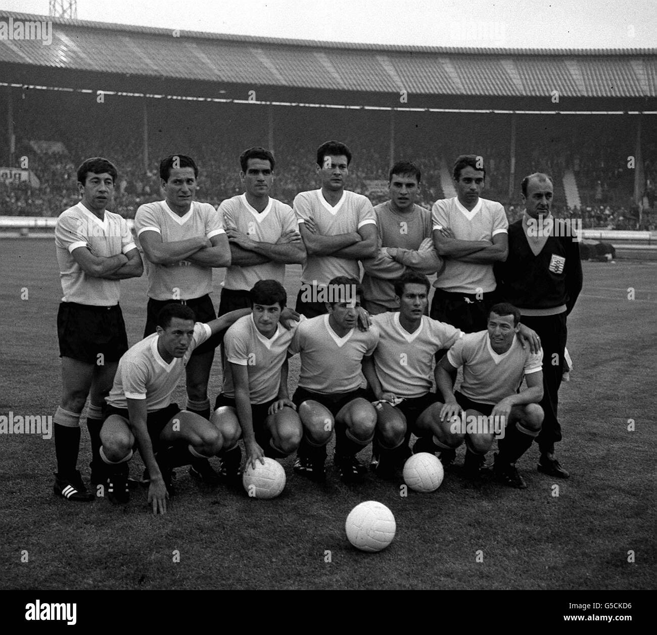 Welt Cup Uruguay Team 1966 Stockfoto