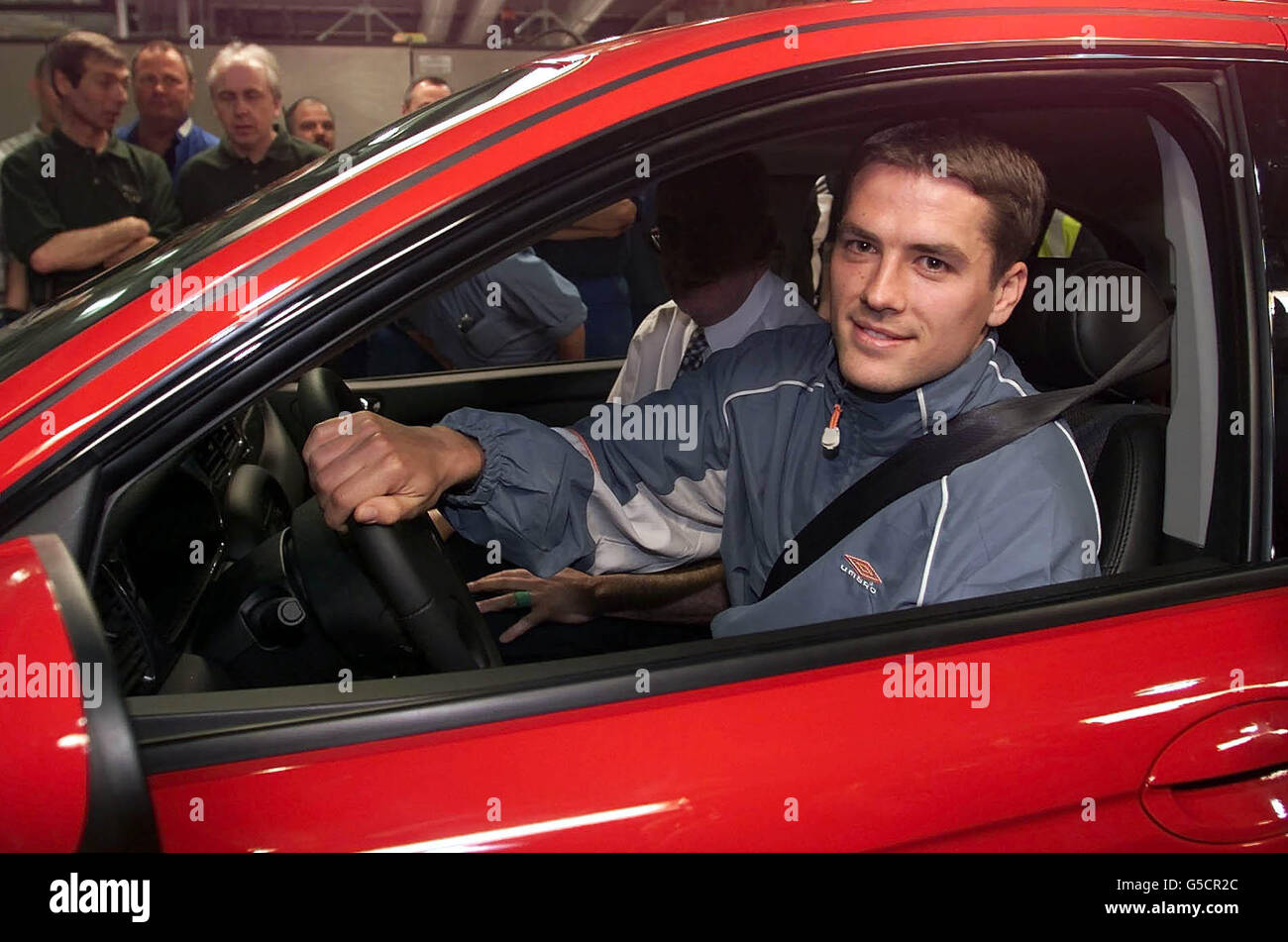 Jaguar X-Type Halewood Stockfoto