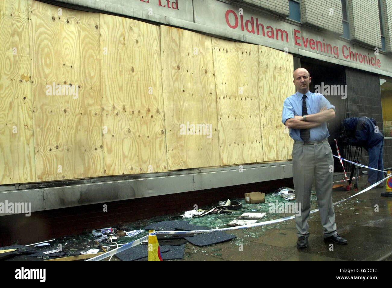 Oldham Aufstände Stockfoto