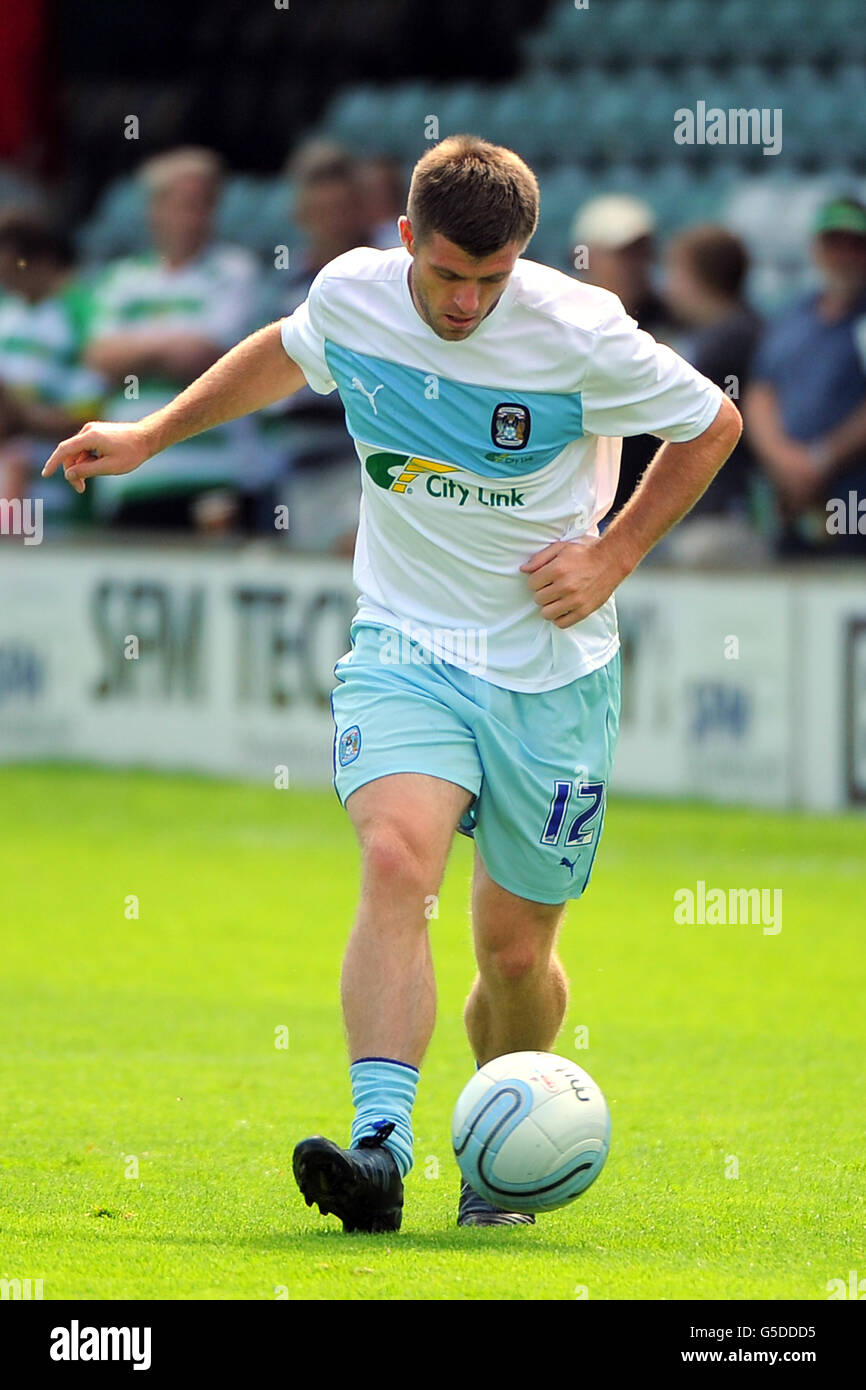 Fußball - Npower Football League One - Yeovil Town gegen Coventry City - Huish Park Stockfoto