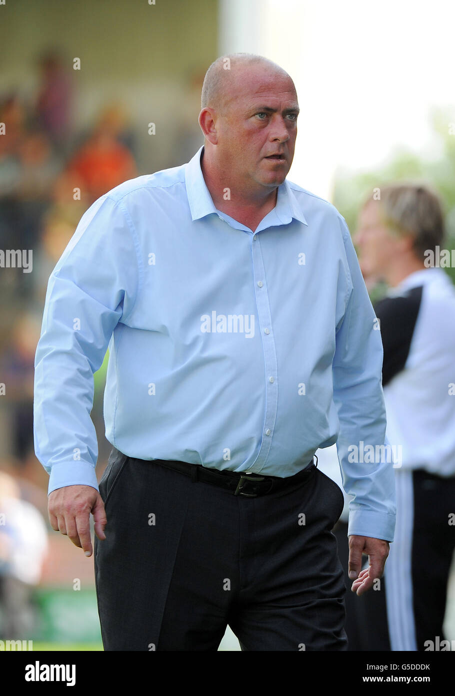 Fußball - Npower Football League One - Yeovil Town gegen Coventry City - Huish Park Stockfoto