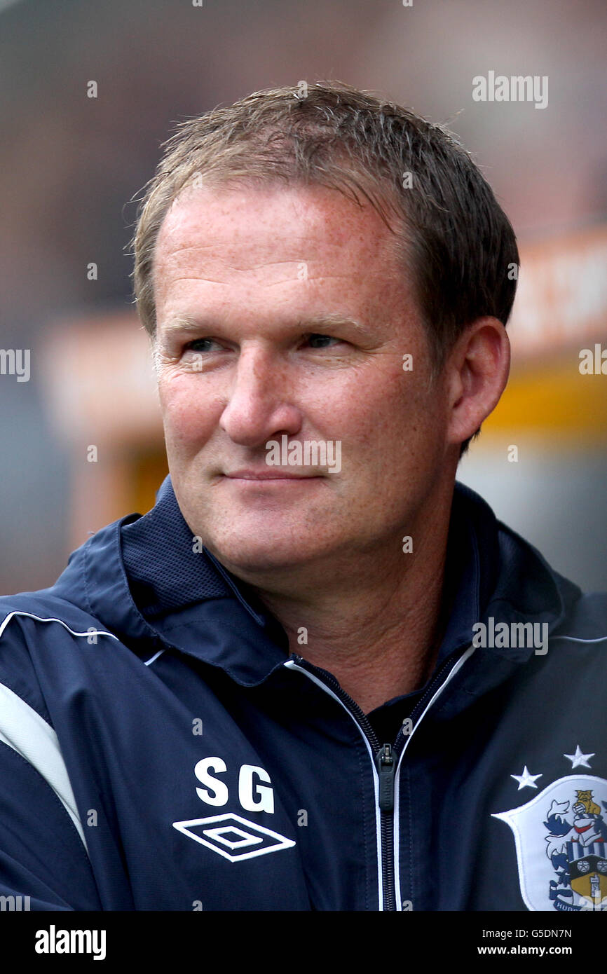 Fußball - npower Football League Championship - Huddersfield Town / Burnley - John Smith's Stadium. Simon Grayson, Stadtmanager bei Huddersfield Stockfoto