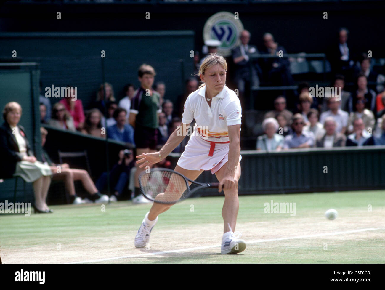 Tennis - Wimbledon Damen Einzel Finale - Martina Navratilova V Chris Evert Lloyd Stockfoto