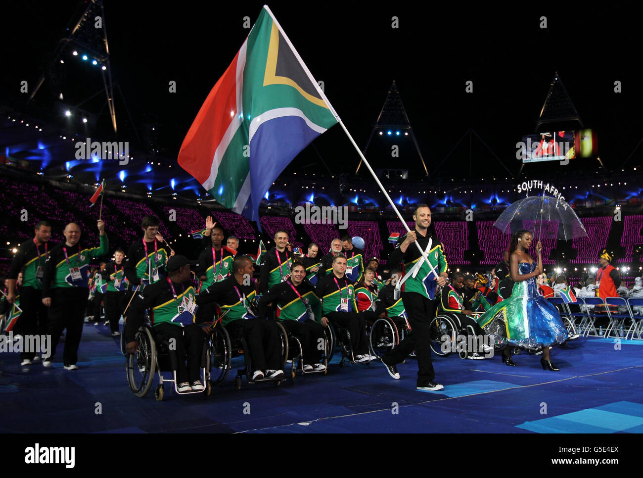 Paralympischen Spiele in London - Tag 0 Stockfoto