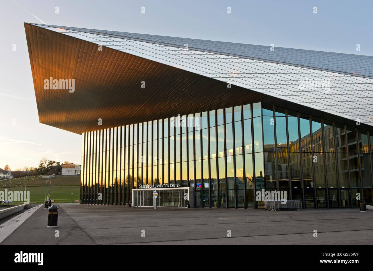 SwissTech Convention Center, École Polytechnique Fédérale de Lausanne EPFL, Lausanne, Schweiz Stockfoto