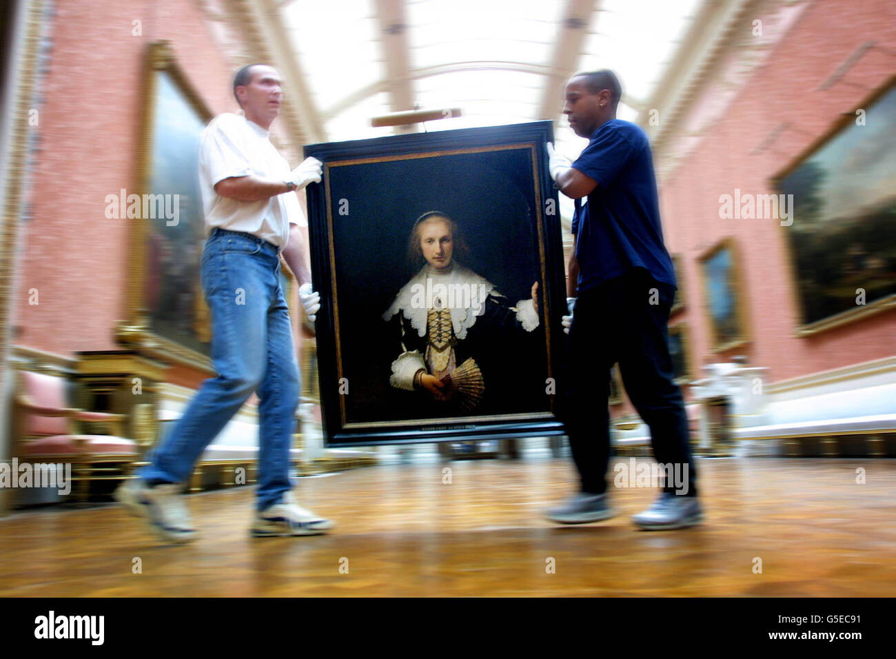 London-Palast Rembrandt Gemälde Stockfoto