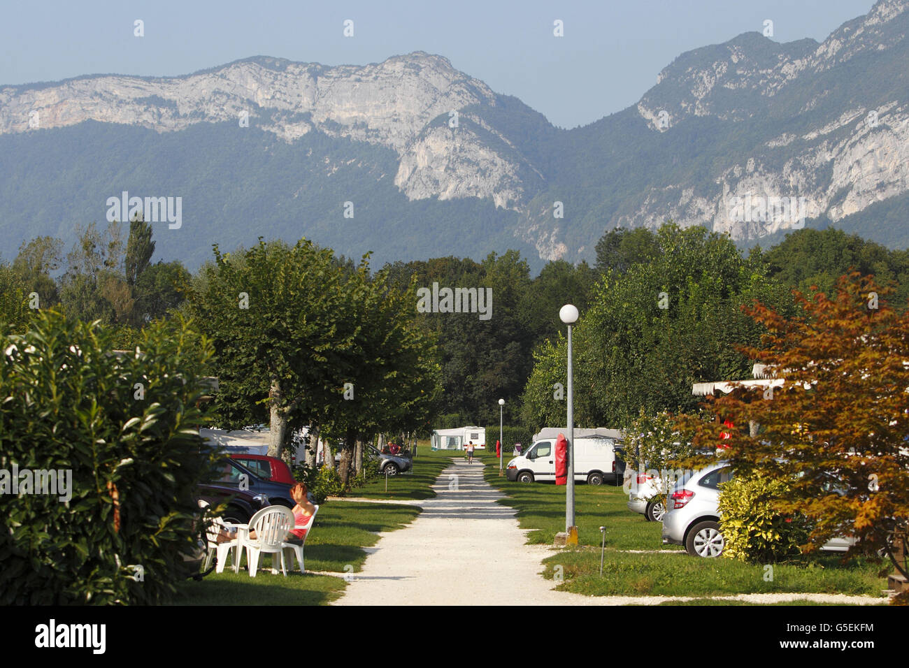 Alpen-schießen Stockfoto