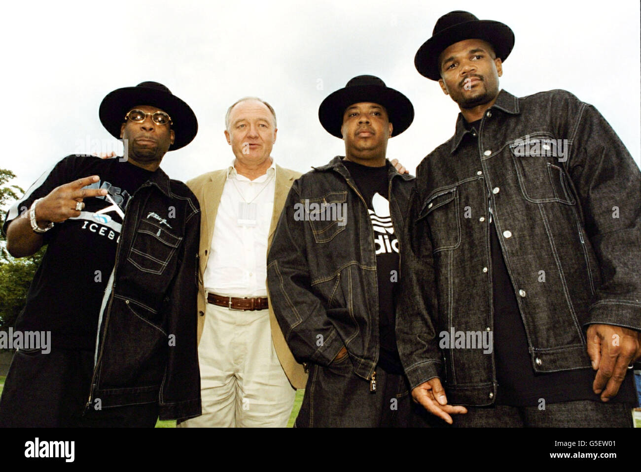 Run DMC Respekt festival Stockfoto