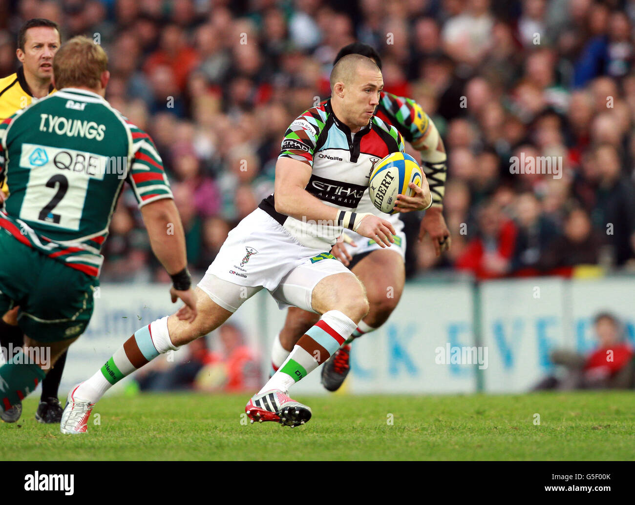 Rugby-Union - Aviva Premiership - Leicester Tigers V Harlequins - Welford Road Stockfoto