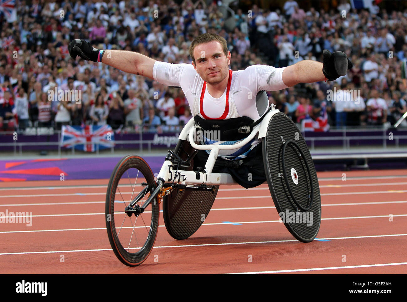 Paralympischen Spiele in London - Tag 5 Stockfoto