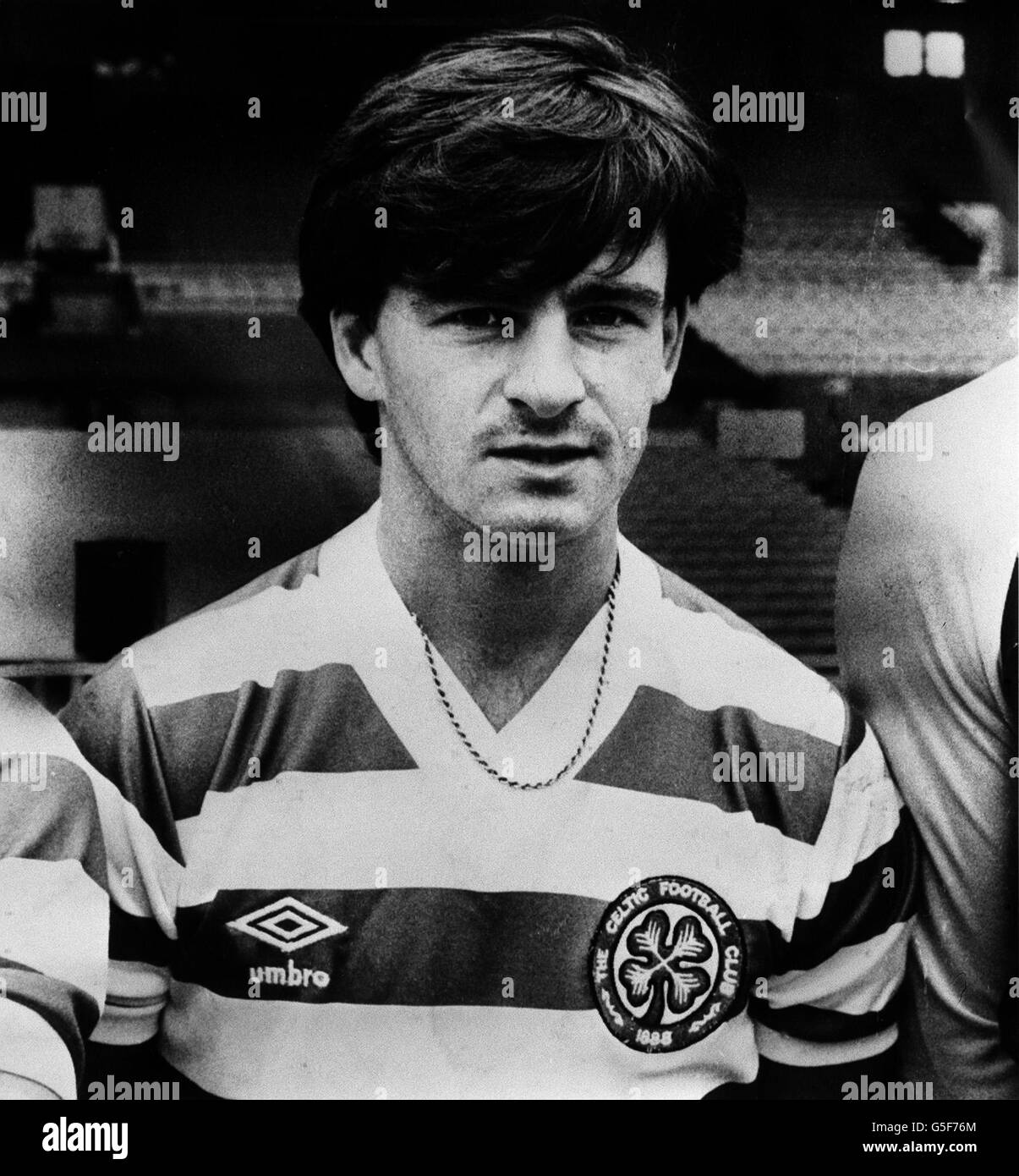 Charlie Nichola. Charlie Nicholker von Celtic. Stockfoto