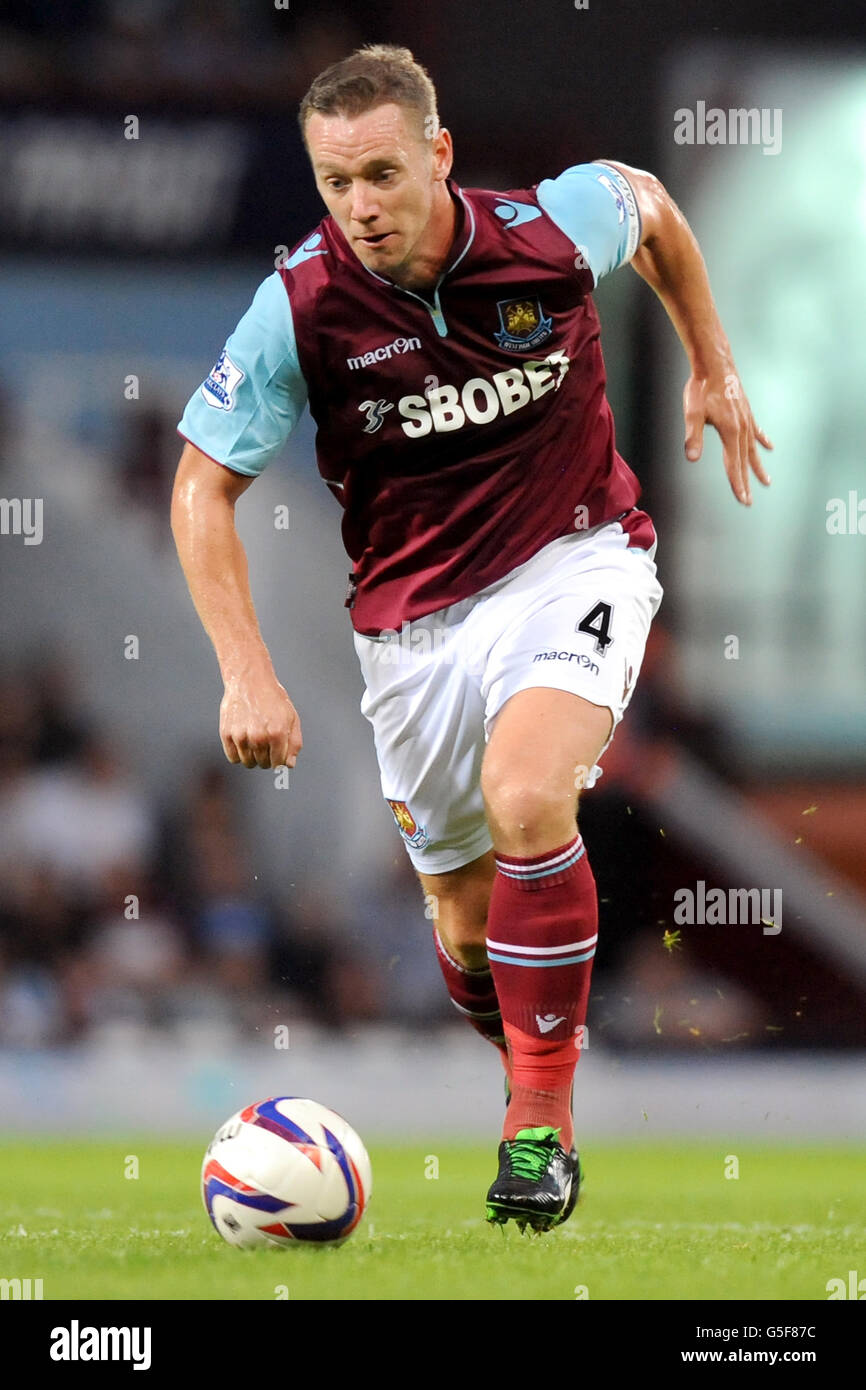 Fußball - Capital One Cup - zweite Runde - West Ham United gegen Crewe Alexandra - Upton Stadium. Kevin Nolan, West Ham United Stockfoto