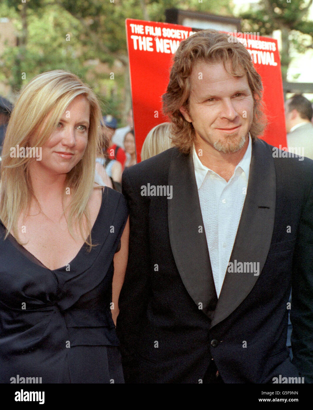 Schauspieler Sam Bottoms und Drehbuchautorin Laura Bickford ('Traffic') kommen zur Filmpremiere von 'Apocalypse Now Redux' im Lincoln Center, New York City, USA. Stockfoto