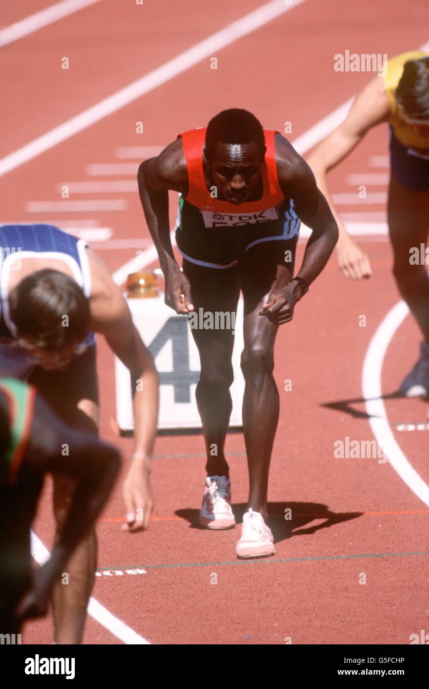 Leichtathletik - Leichtathletik-Weltmeisterschaften - Helsinki 1983. WELTMEISTERSCHAFTEN 525 SAMMY KOSKEI KEN 800M 1983 X1 Stockfoto