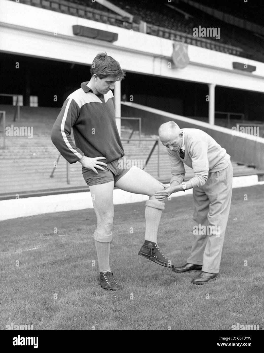 Fußball - West Ham United - John Bond - Upton Park Stockfoto