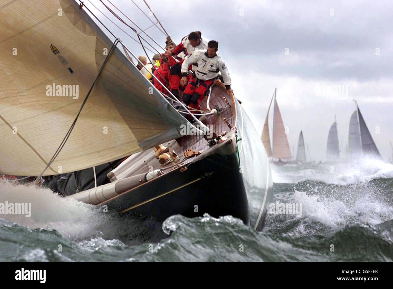 Segeln America Cup Jubilee Stockfoto