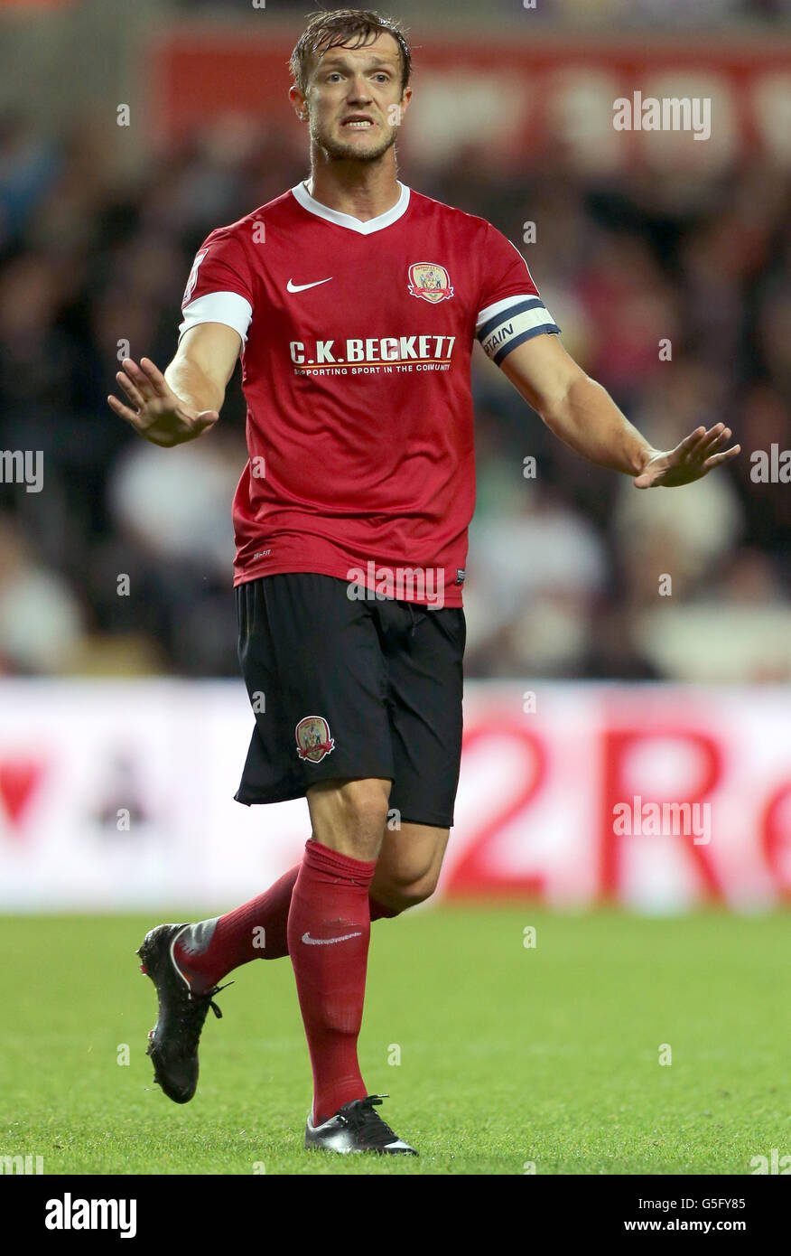 Fußball - Capital One Cup - 2. Runde - Swansea City V Barnsley - Liberty Stadium Stockfoto