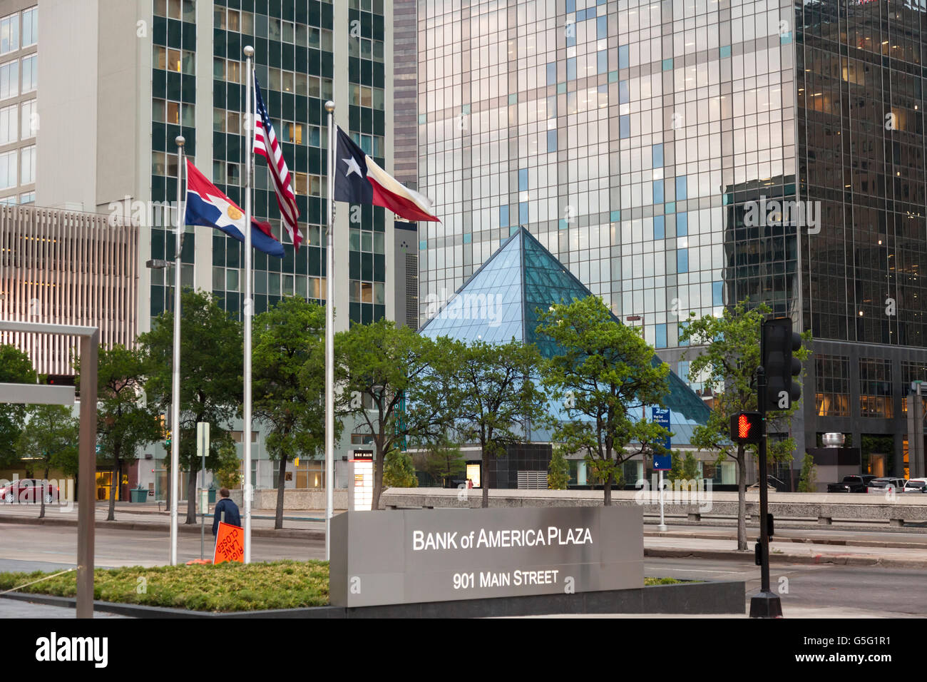 Die Bank of America Plaza in Dallas, USA Stockfoto
