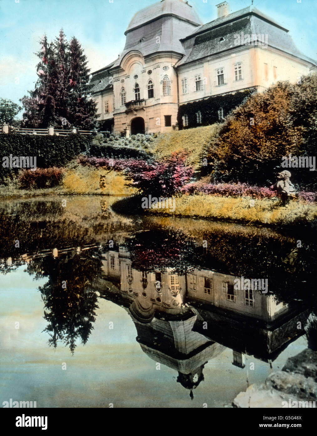 Bojaren Schloß. Der Bojar Schloss in Pripilesti. Rumänien, Südosteuropa