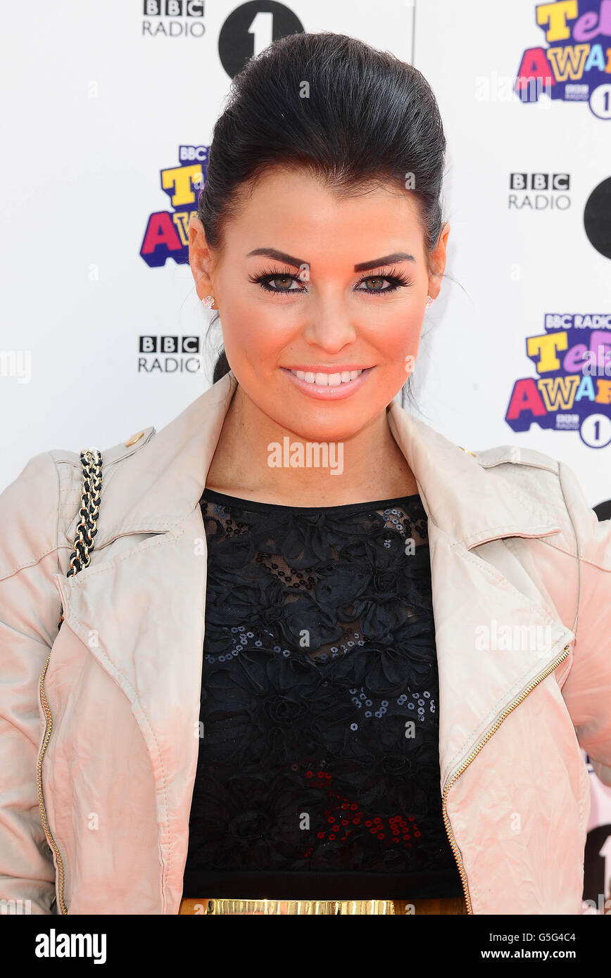 Jessica Wright kommt bei den BBC Radio 1 Teen Awards in der Wembley