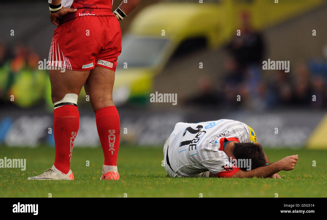 Rugby-Union - Aviva Premiership - London Welsh V Sarazenen - Kassam Stadion Stockfoto