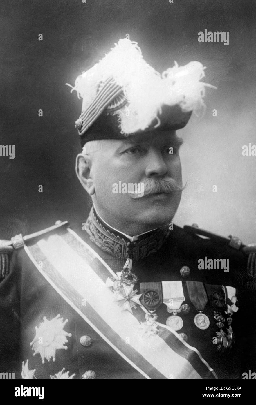 Erster Weltkrieg - Französische Führer. General Joseph Joffre 1914. Stockfoto
