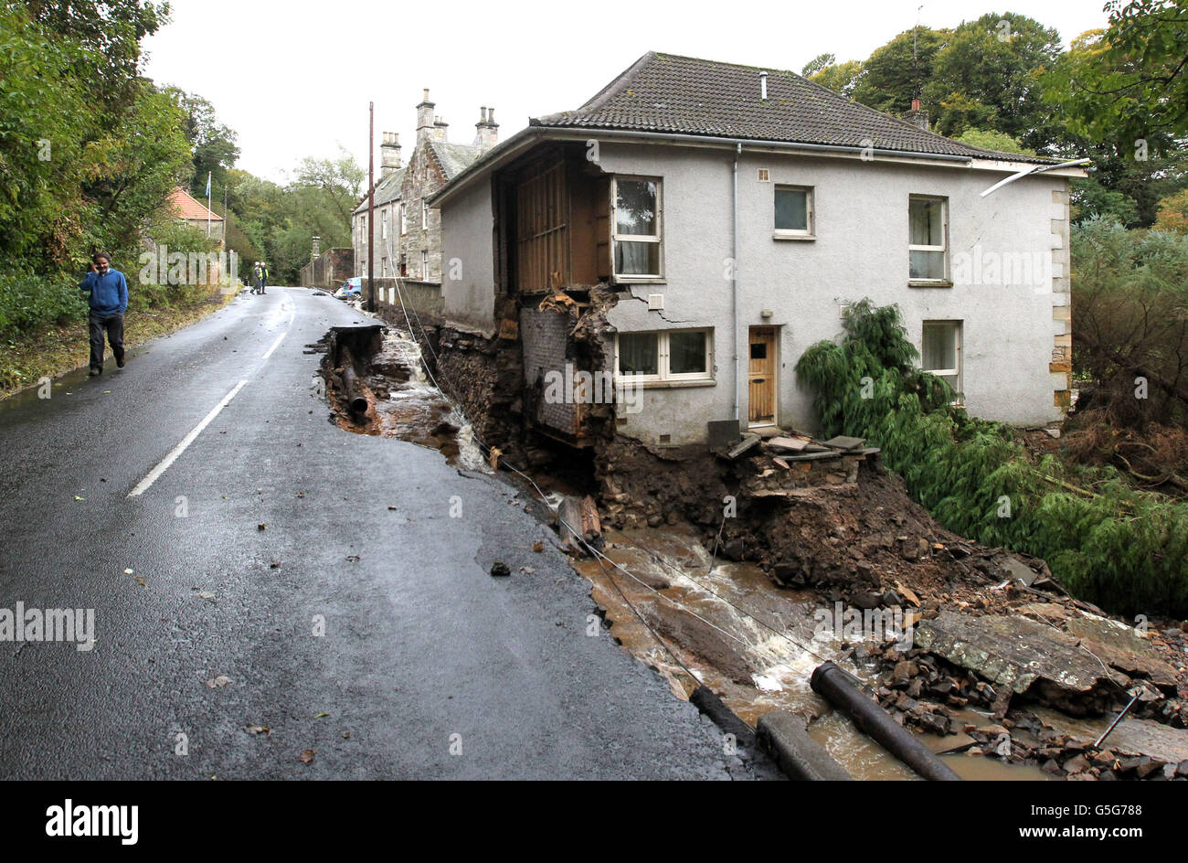 Herbstwetter Okt 12 Stockfoto