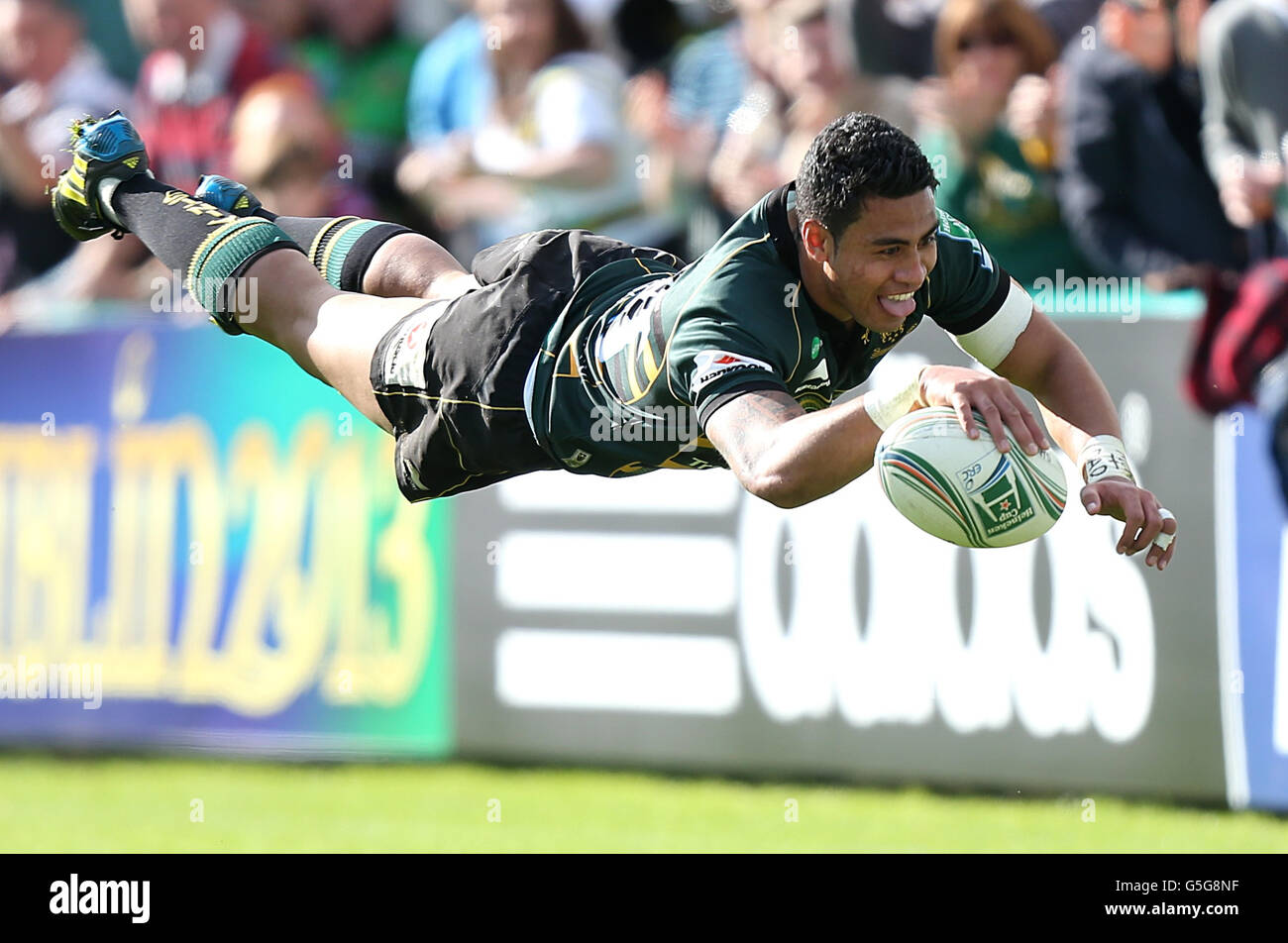 Rugby-Union - Heineken Cup - Pool 4 - Runde 1 - Northampton Saints V Glasgow Warriors - Franklins Gärten Stockfoto