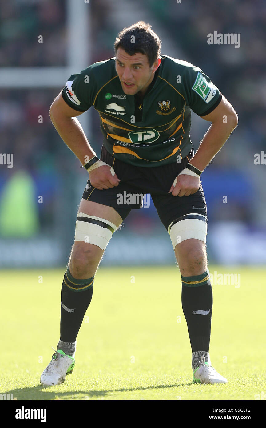 Rugby-Union - Heineken Cup - Pool 4 - Runde 1 - Northampton Saints V Glasgow Warriors - Franklins Gärten Stockfoto