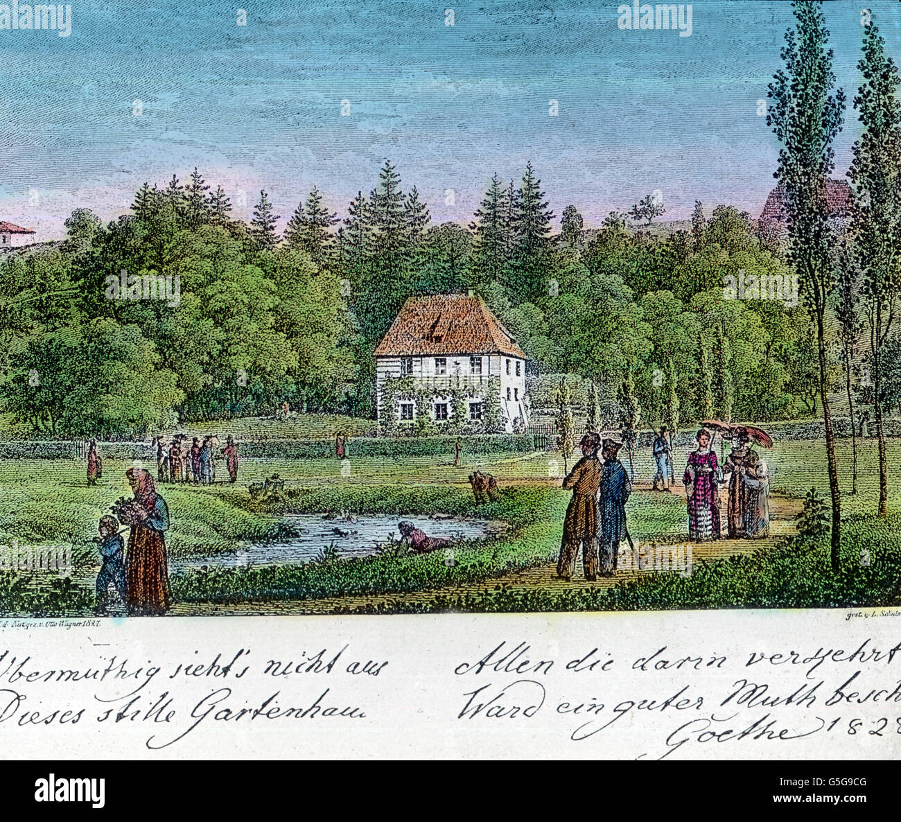 Gartenhaus Zu Goethes Zeit. Das Gartenhaus in Weimar in den Zeiten von