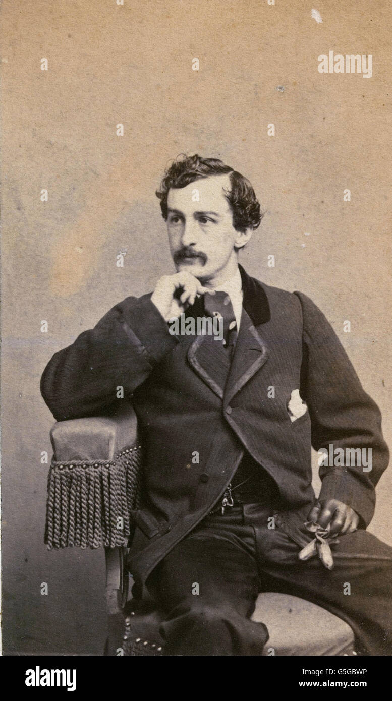 Charles DeForest Fredricks - John Wilkes Booth Stockfoto