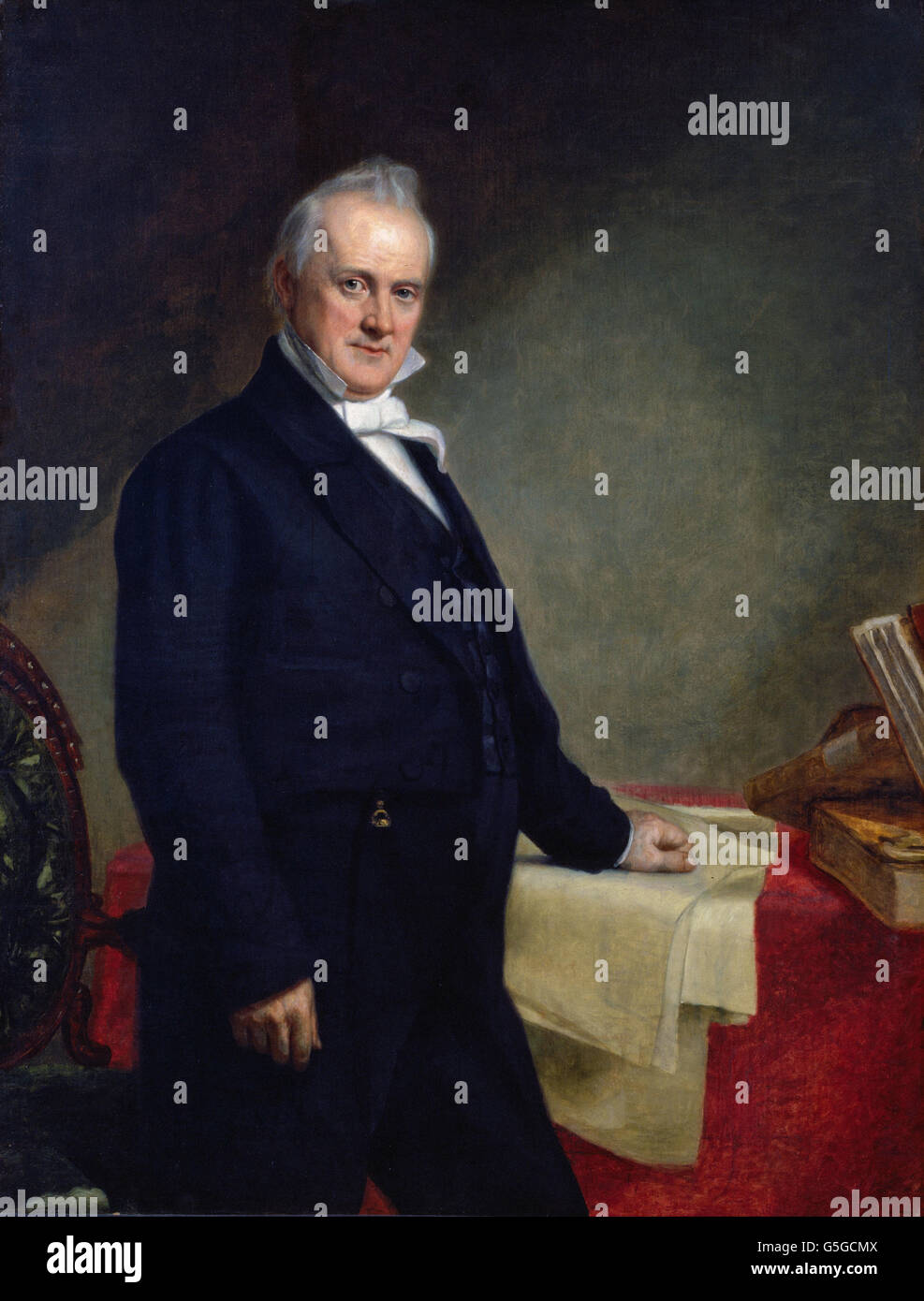 George Peter Alexander Healy - James Buchanan Stockfoto